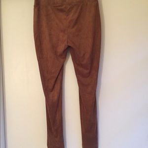 Suede Leggings